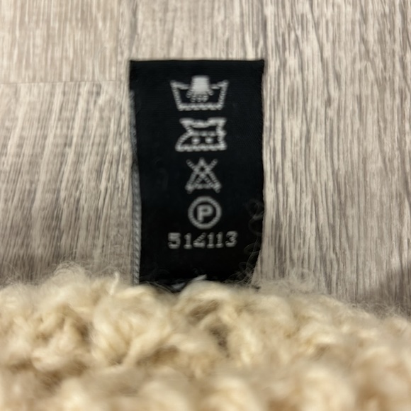 Hand made vintage Greek wool fisherman cable sweater - Picture 6 of 9